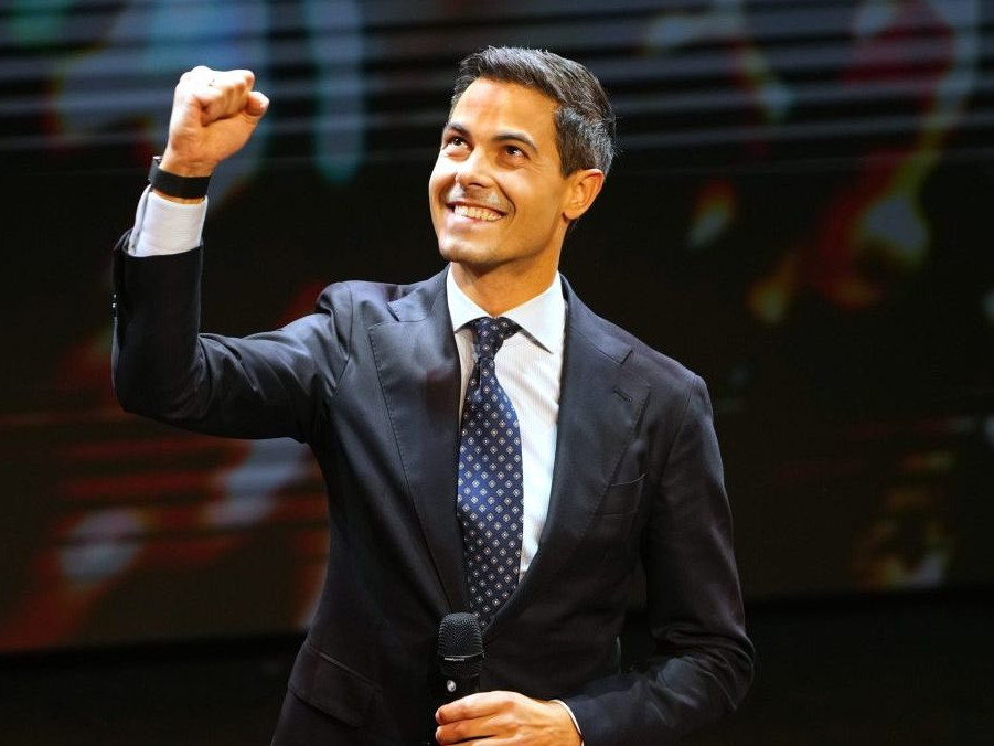 Líder strany D66 Rob Jetten.