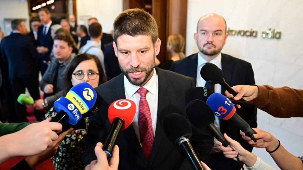 Predseda PS Michal Šimečka.
