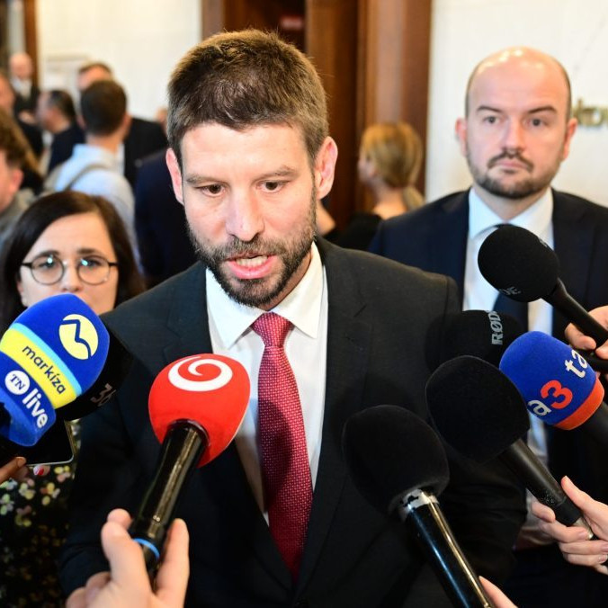 Predseda PS Michal Šimečka.