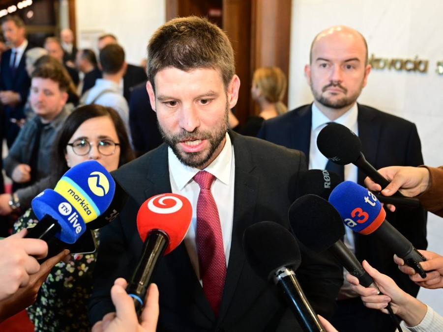 Predseda PS Michal Šimečka.