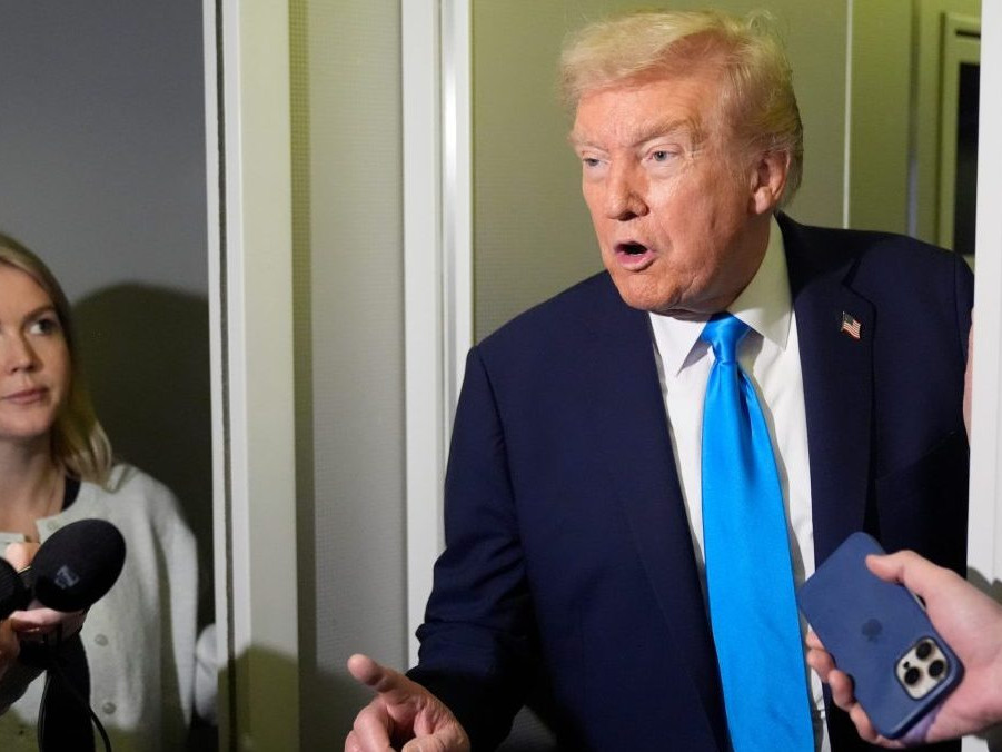 Na snímke Donald Trump.