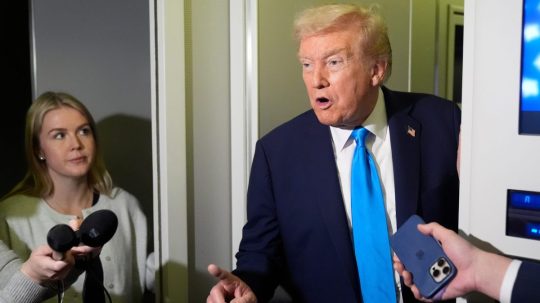 Na snímke Donald Trump.