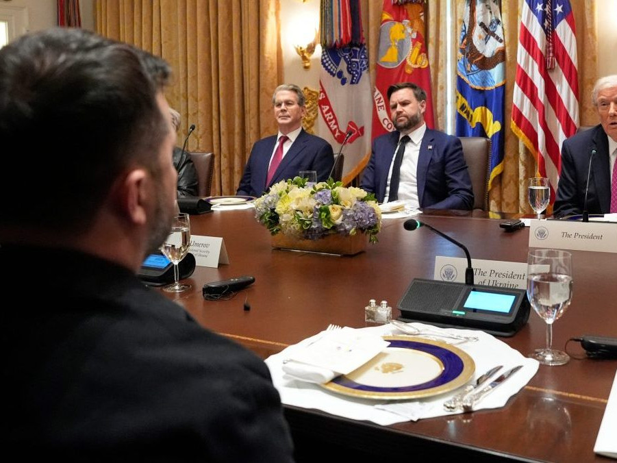 Zelenskyj a Trump v Bielom dome