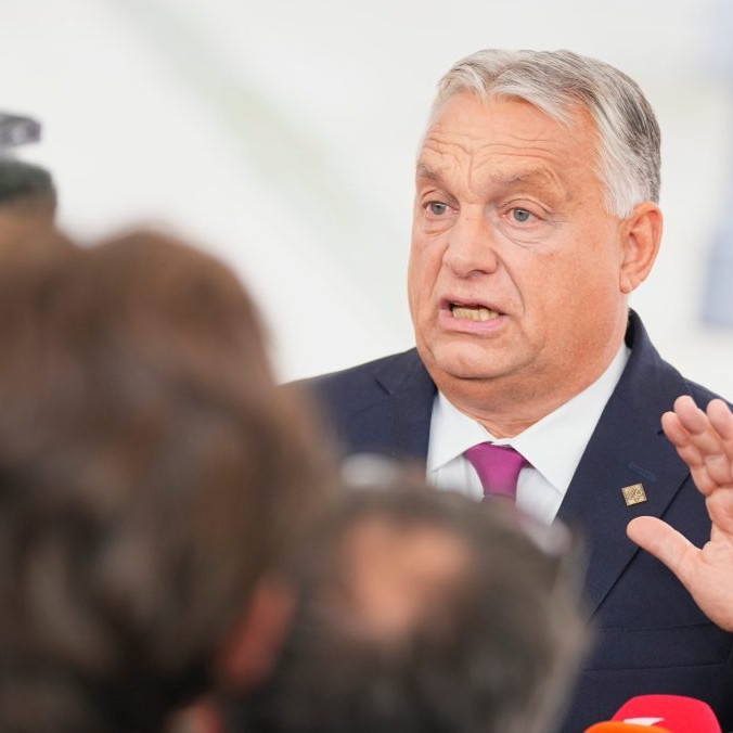 Na snímke Viktor Orbán.
