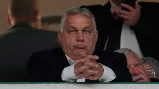 Na snímke Viktor Orbán.