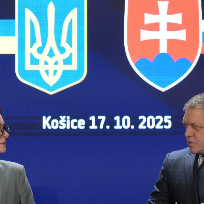 Robert Fico a Julija Svyrydenková.