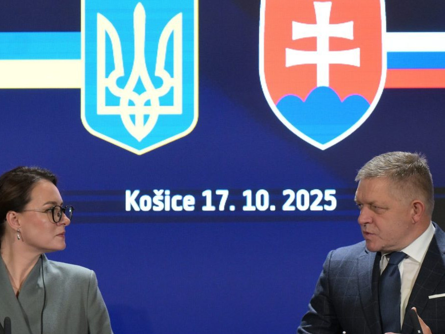 Robert Fico a Julija Svyrydenková.