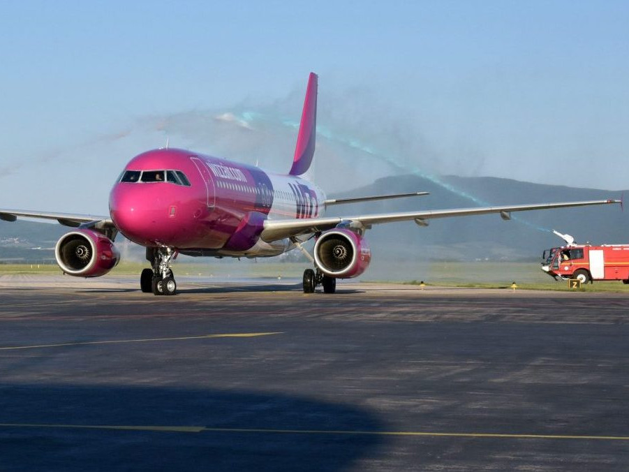 Na ilustračnej snímke lietadlo Wizz Air.