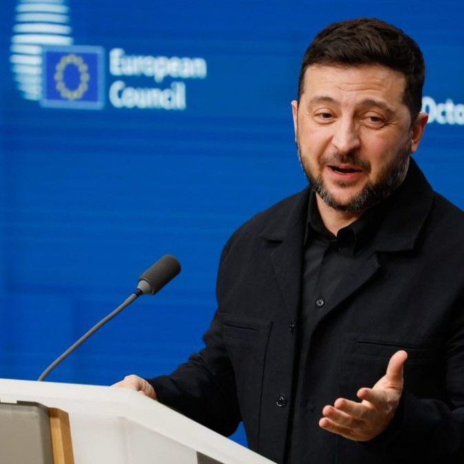 Na snímke Volodymyr Zelenskyj.