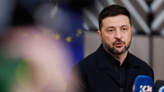 Na snímke Volodymyr Zelenskyj.