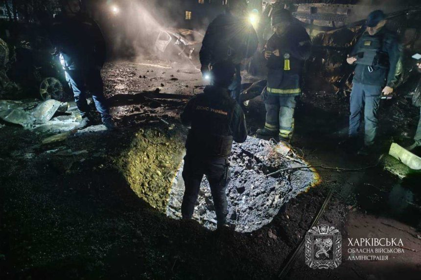 Charkov zasiahol rozsiahly ruský dronový útok.