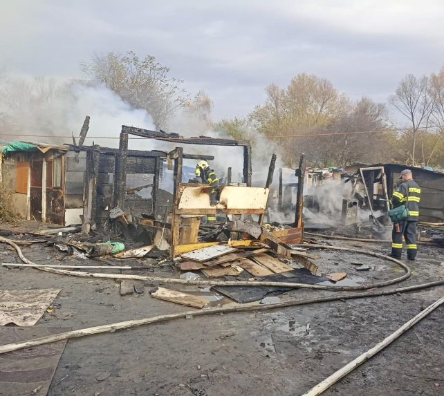 Na snÃƒÂ­mke sÃƒÂº nÃƒÂ¡sledky poÃ…Â¾iaru na koÃ…Â¡ickom LunÃƒÂ­ku IX.