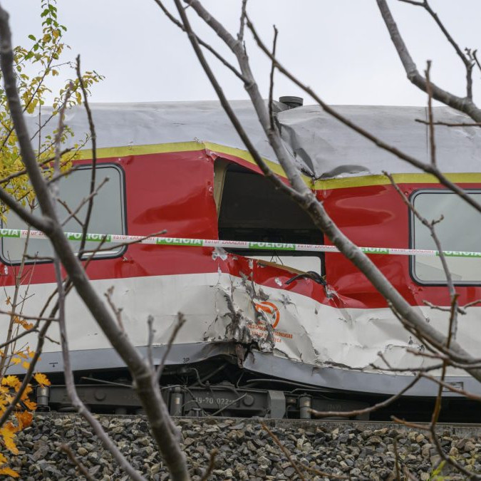 Nehoda vlakov pri Pezinku.