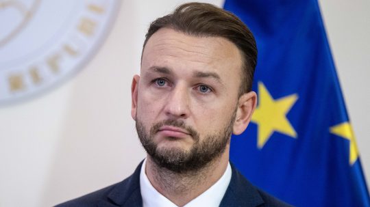 Minister vnútra SR Matúš Šutaj Eštok (Hlas-SD).