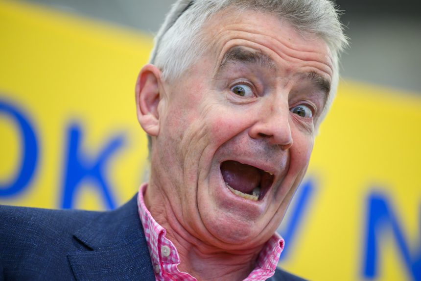 Výkonný riaditeľ Ryanair Michael O´Leary.