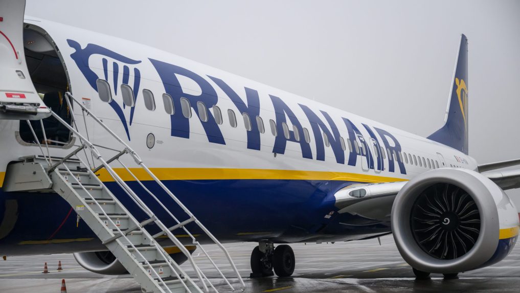 Na snímke lietadlo spoločnosti Ryanair.