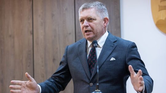 Na snímke predseda vlády SR Robert Fico (Smer-SD).