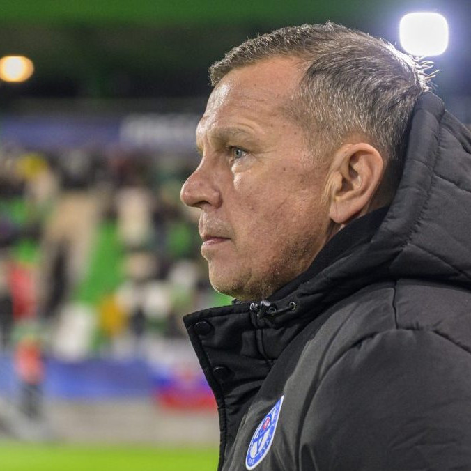 Hlavný tréner slovenskej futbalovej reprezentácie do 21 rokov Jaroslav Kentoš.