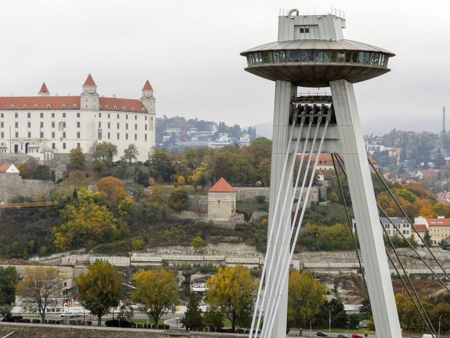 Pohľad na hlavné mesto SR.