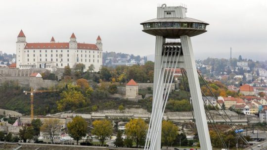 Pohľad na hlavné mesto SR.