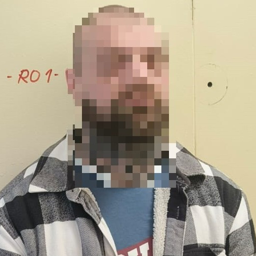 Na snímke osoba, ktorú zadržala polícia v Martine.