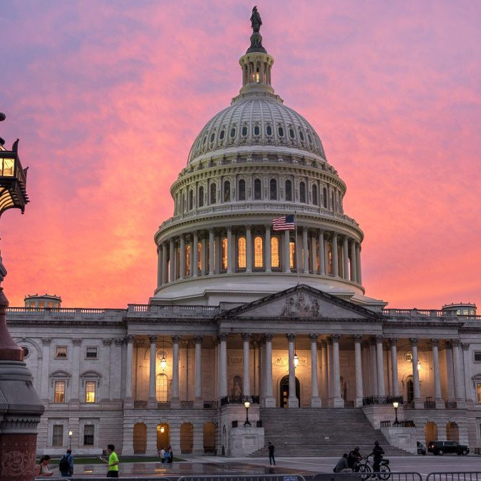 Budova Kapitolu vo Washingtone D.C.