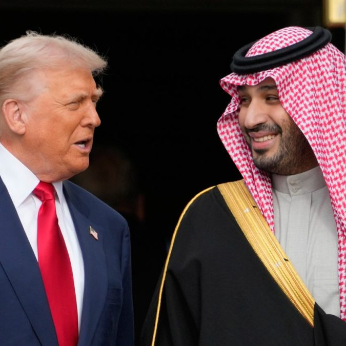 Zľava Donald Trump a Muhammad bin Salmán.