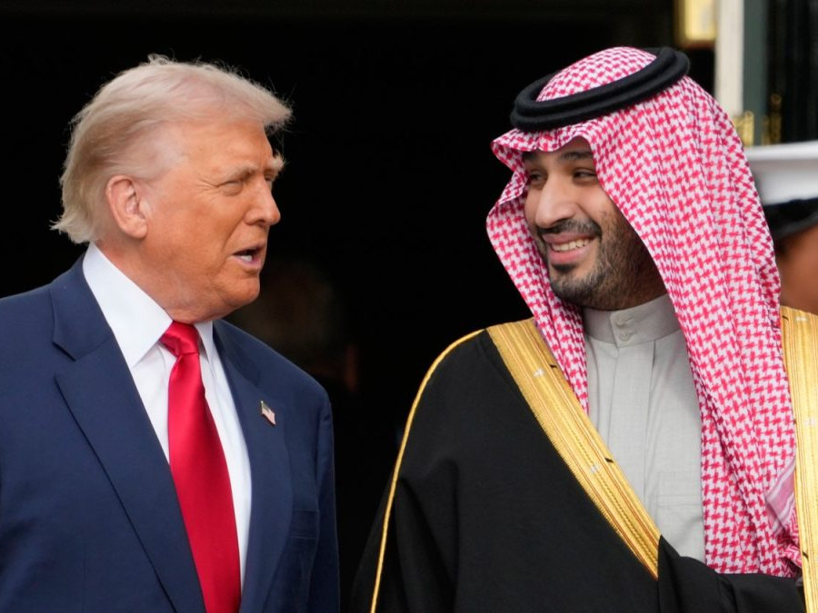 Zľava Donald Trump a Muhammad bin Salmán.