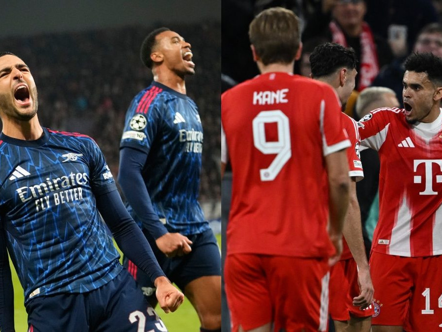 Arsenal a Bayern Mníchov, Liga majstrov