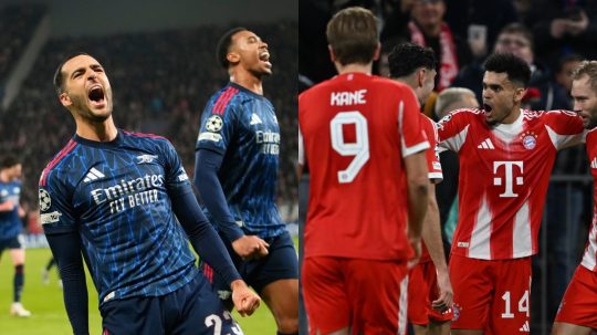 Arsenal a Bayern Mníchov, Liga majstrov