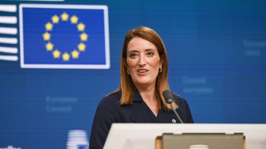Predsedníčka Európskeho parlamentu Roberta Metsolová.