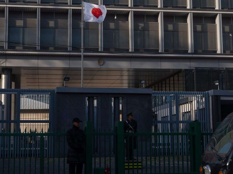 Ilustračná snímka - japonská ambasáda v Pekingu.
