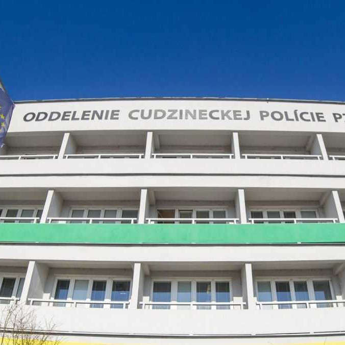 Na ilustračnej snímke budova cudzineckej polície.