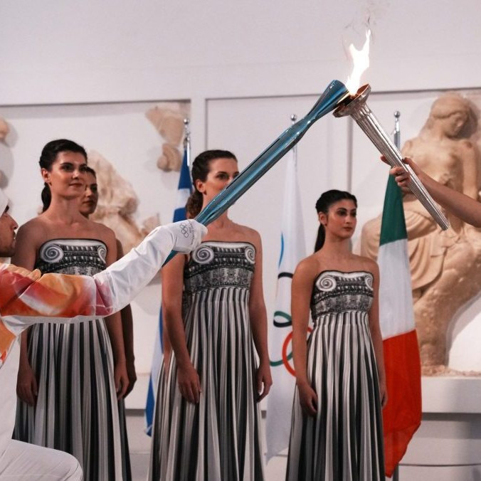 zapálenie olympijského ohňa