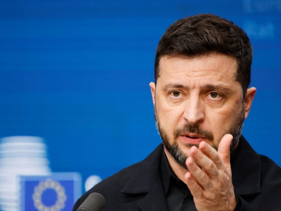 Ukrajinský prezident Volodymyr Zelenskyj.