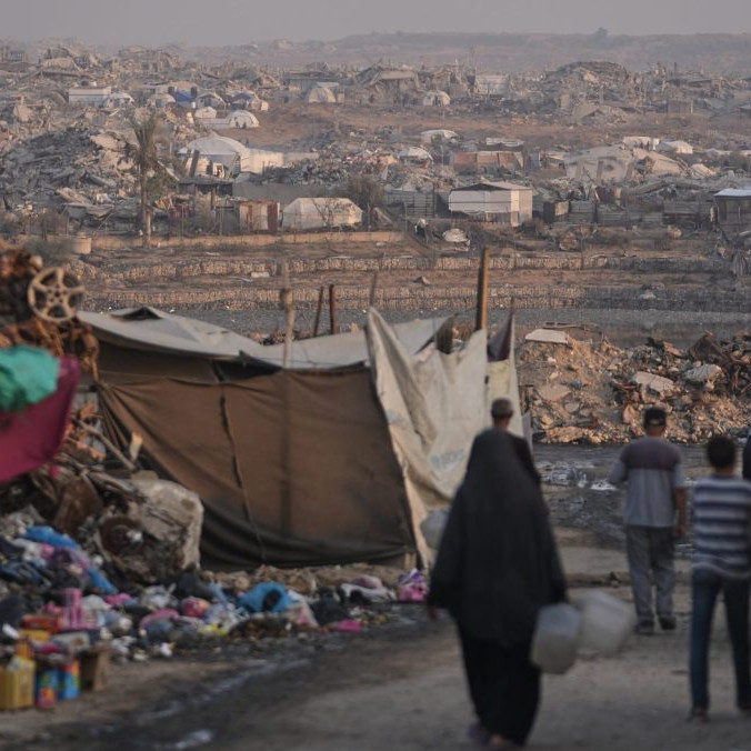 obyvatelia v Pásme Gazy