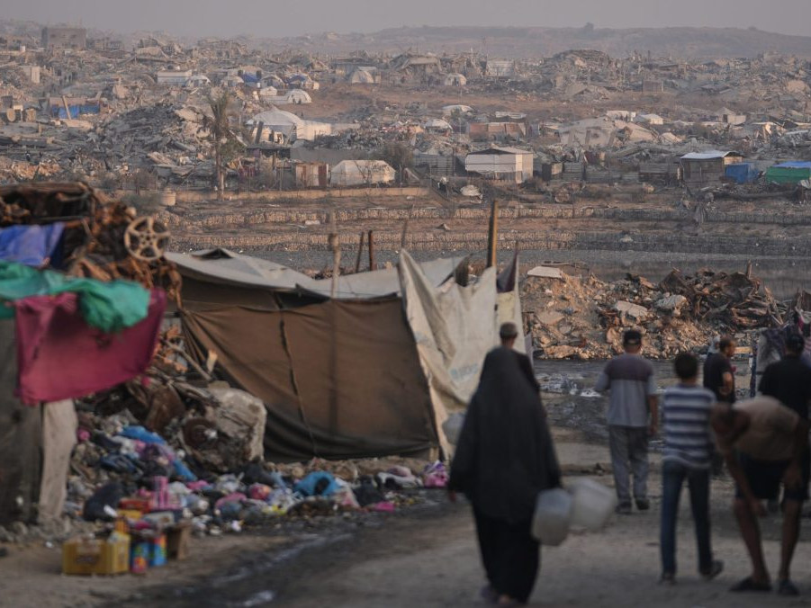 obyvatelia v Pásme Gazy