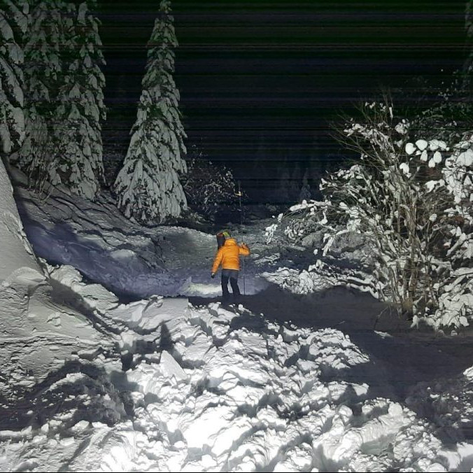 Záchranná akcia v Nízkych Tatrách.