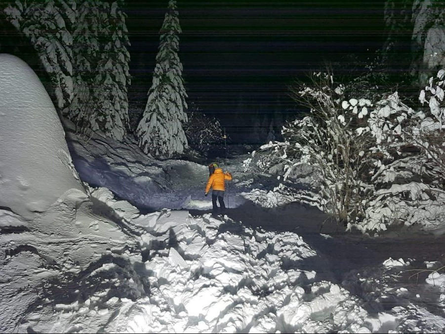 Záchranná akcia v Nízkych Tatrách.