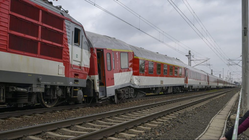 Nehoda vlakov pri Pezinku.