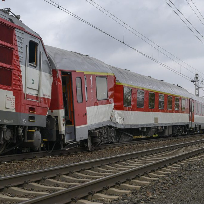 Nehoda vlakov pri Pezinku.