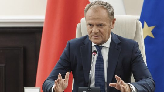 Predseda vlády Poľska Donald Tusk.