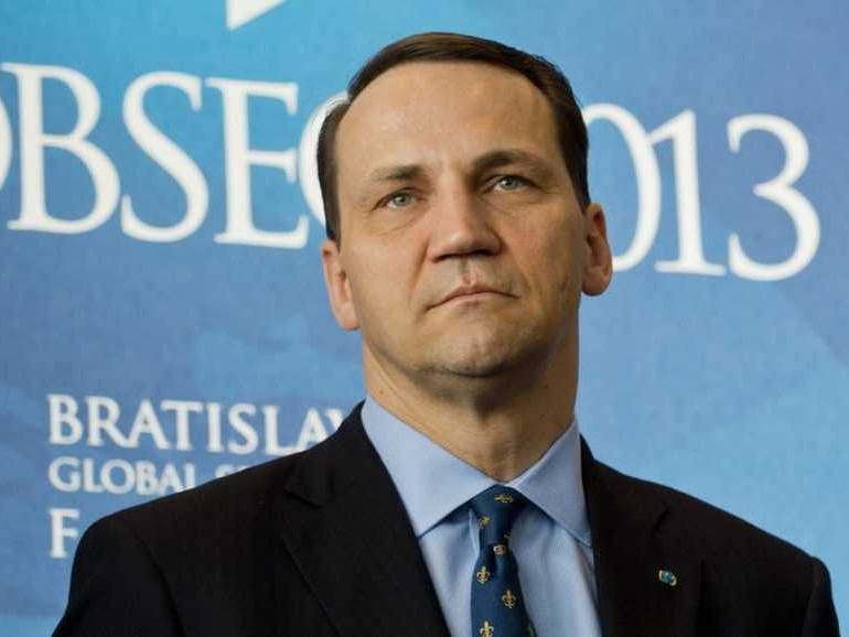 Na archívnej snímke poľský minister zahraničných vecí Radoslaw Sikorski.