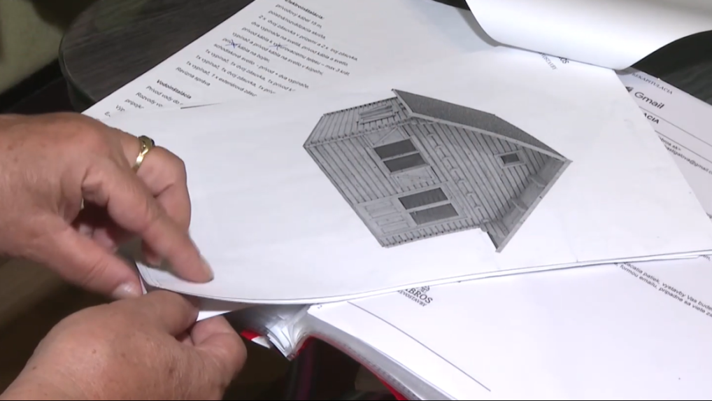 Na snímke plán drevostaby.