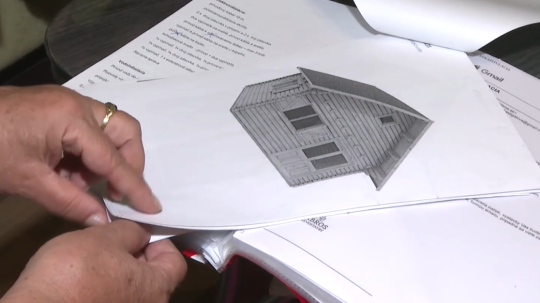 Na snímke plán drevostaby.