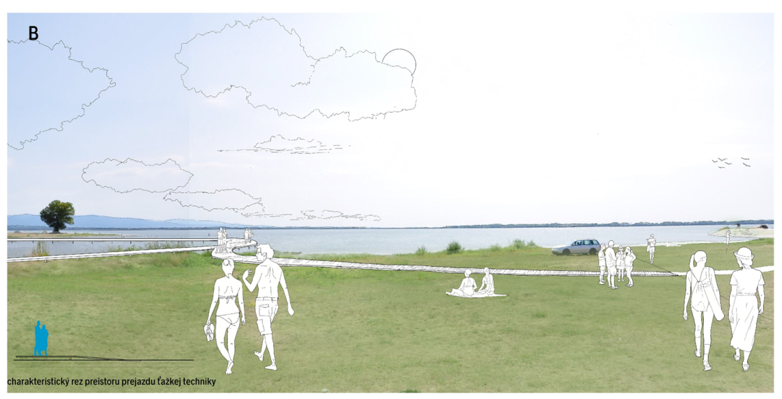 Na snímke projekt novej promenády.