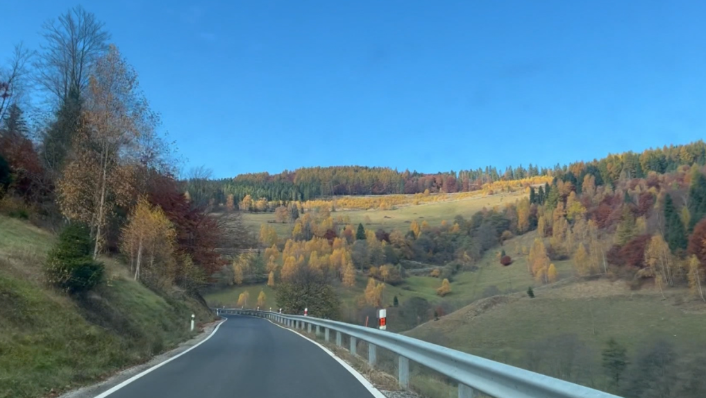 Cesta cez Pačanský kopec.