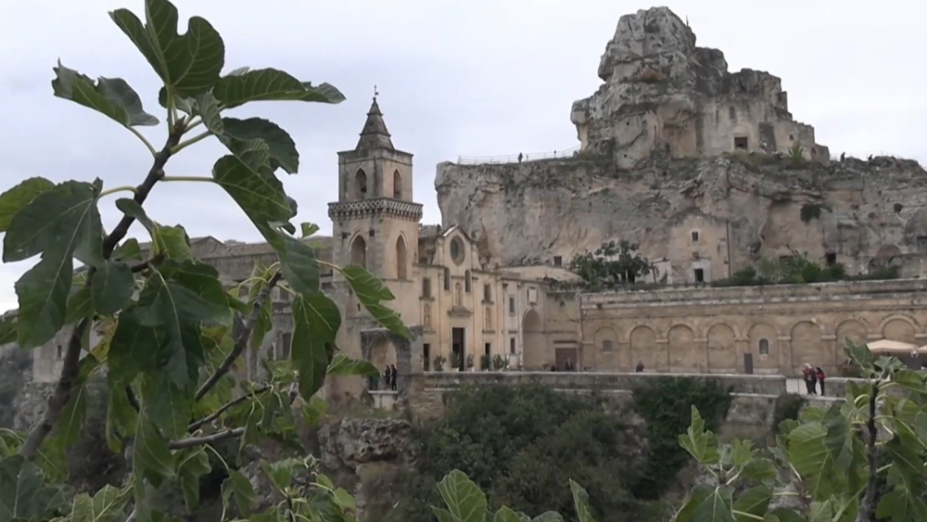 Na snímke talianske mesto Matera.