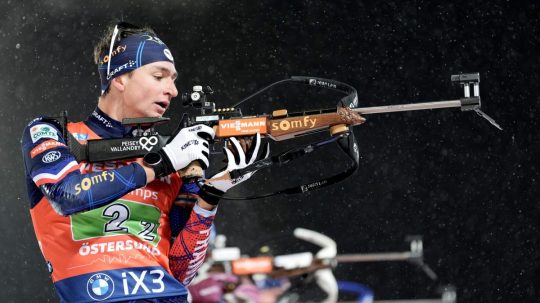 Francúzsky biatlonista Eric Perrot.