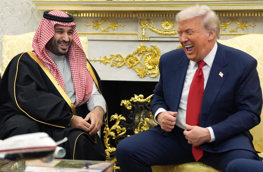 Muhammad bin Salmán a Donald Trump